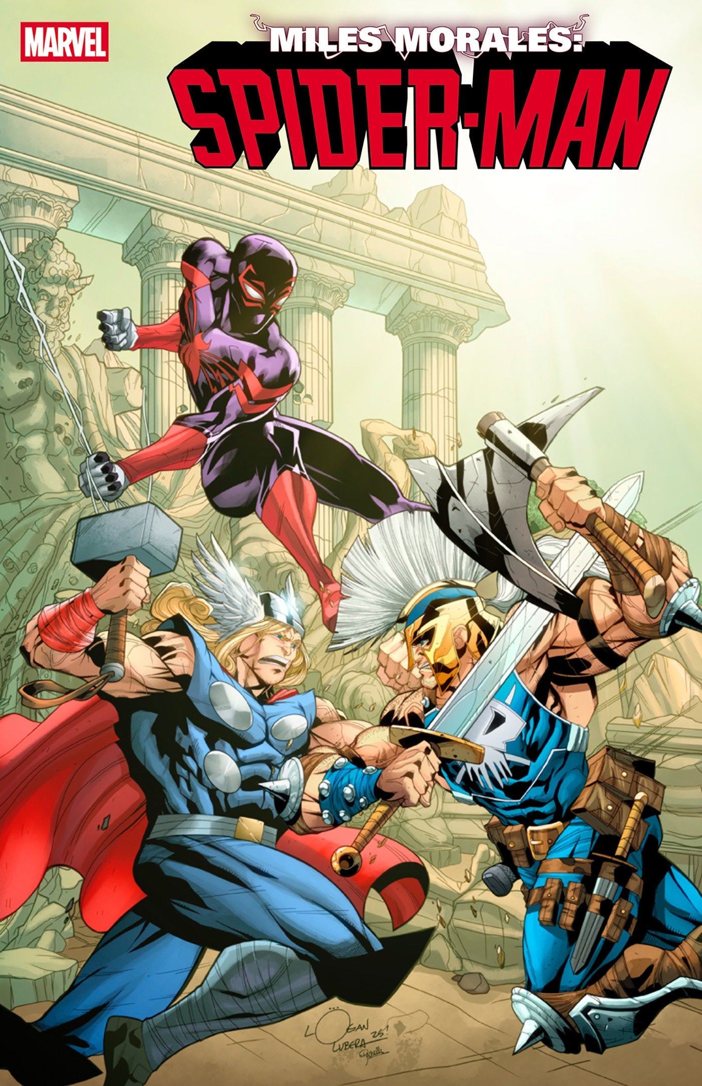 Miles Morales: Spider-Man #32 Logan Lubera 5-Part Connecting Variant