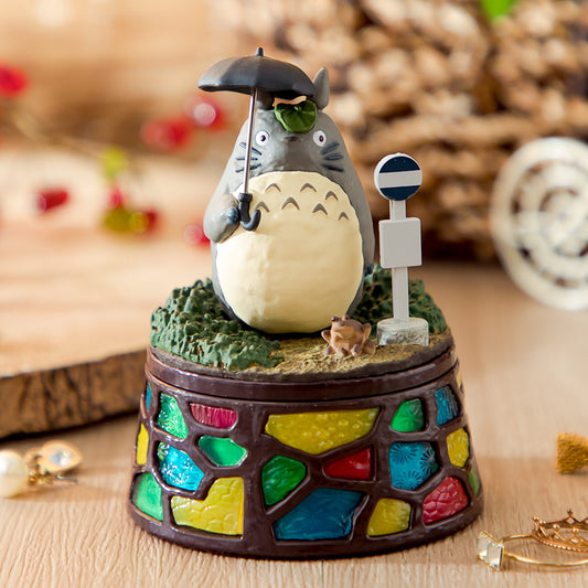 My Neighbor Totoro - Totoro and the Bus Stop Decorative Trinket Box