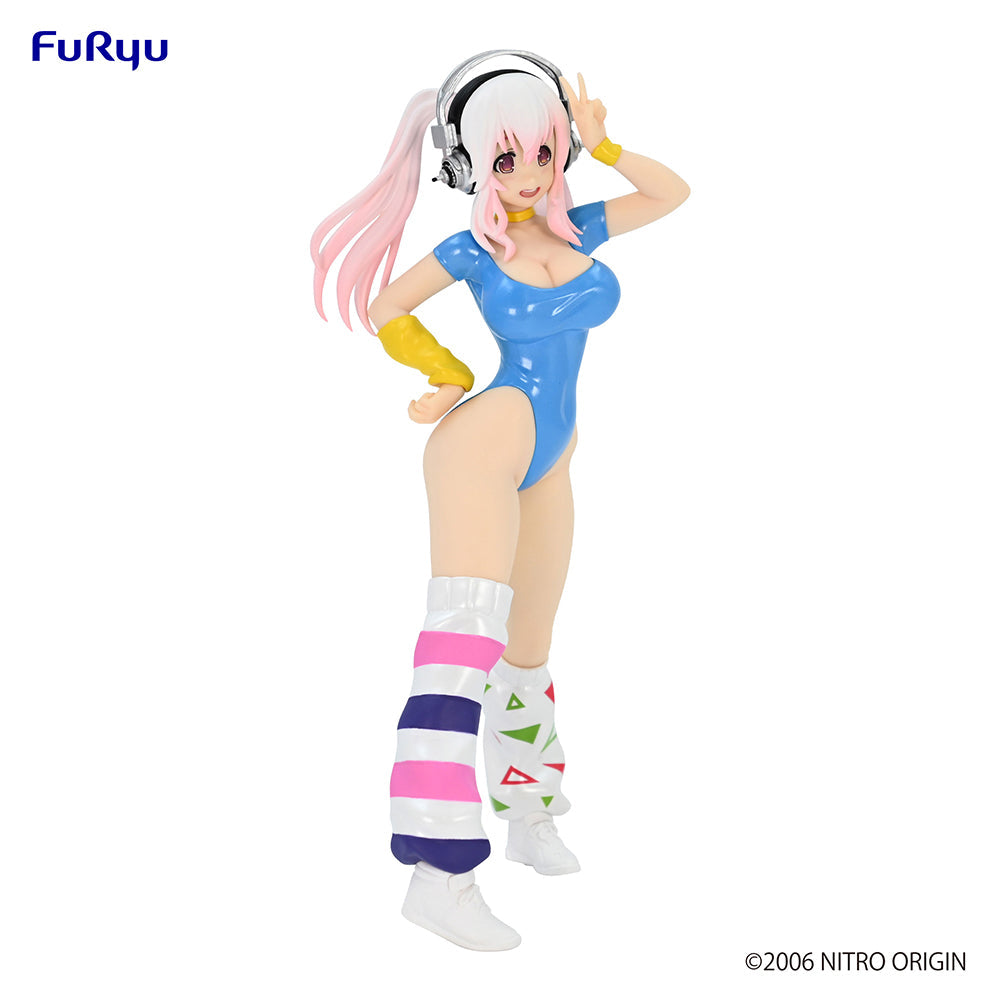 Super Sonico - Super Sonico 80's Blue Outfit Figure
