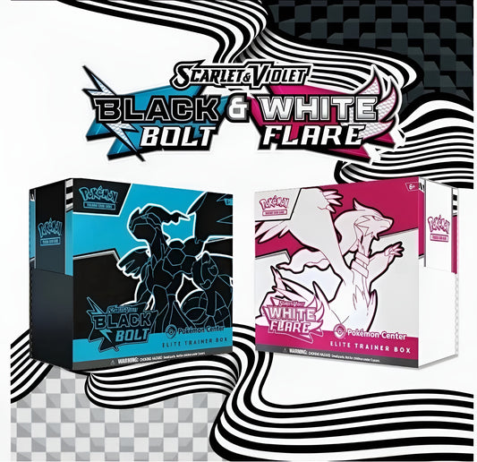 Pokémon Elite trainer box SET - S/V: Black Blot & White Flare