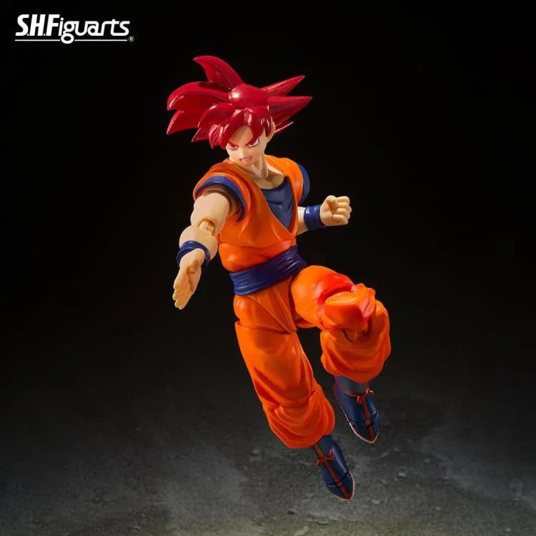Super Saiyan God Goku Dragon Ball SH Figuarts Figure