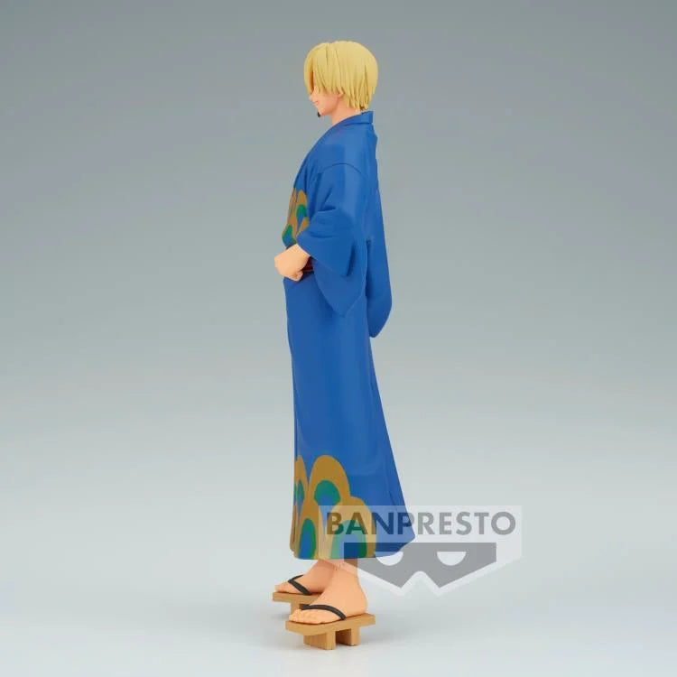 Sanji The Grandline Series DXF One Piece Statue Wano Yukata Ver.